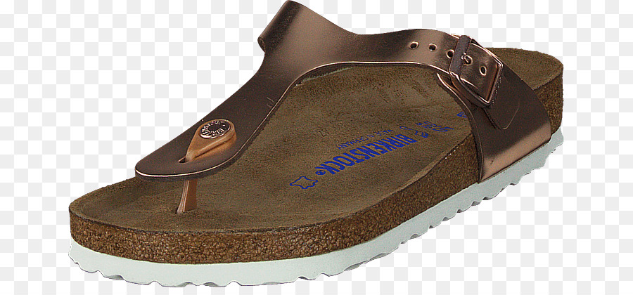 Slide Sandale Schuh Walking - metallic Kupfer