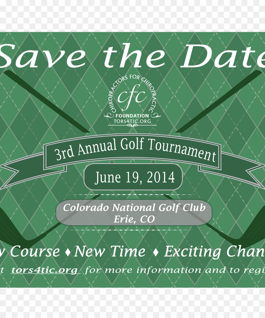 Marca Font - golf flyer dell'evento