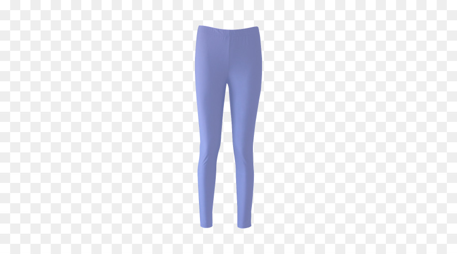 Leggings a Vita Pantaloni blu Cobalto - Design