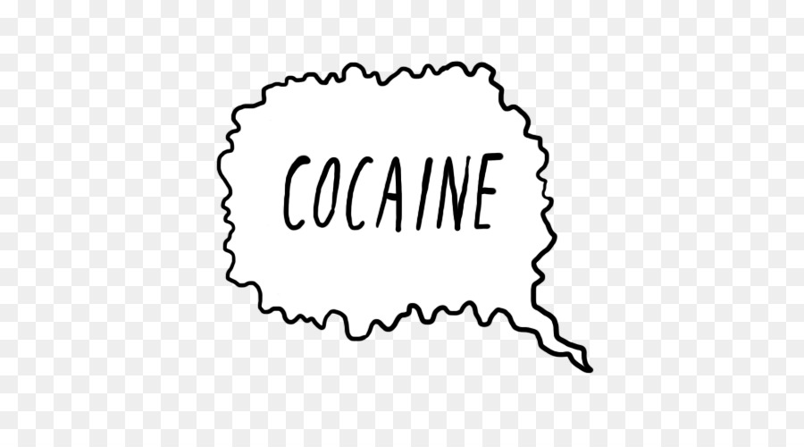 Trắng Hiệu Chữ viết Thư pháp Clip nghệ thuật - Cocaine