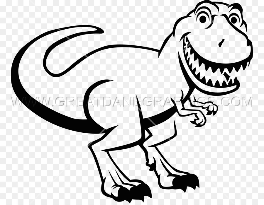 Tyrannosaurus Zeichnung Weiß Clip art - trexblackandwhite