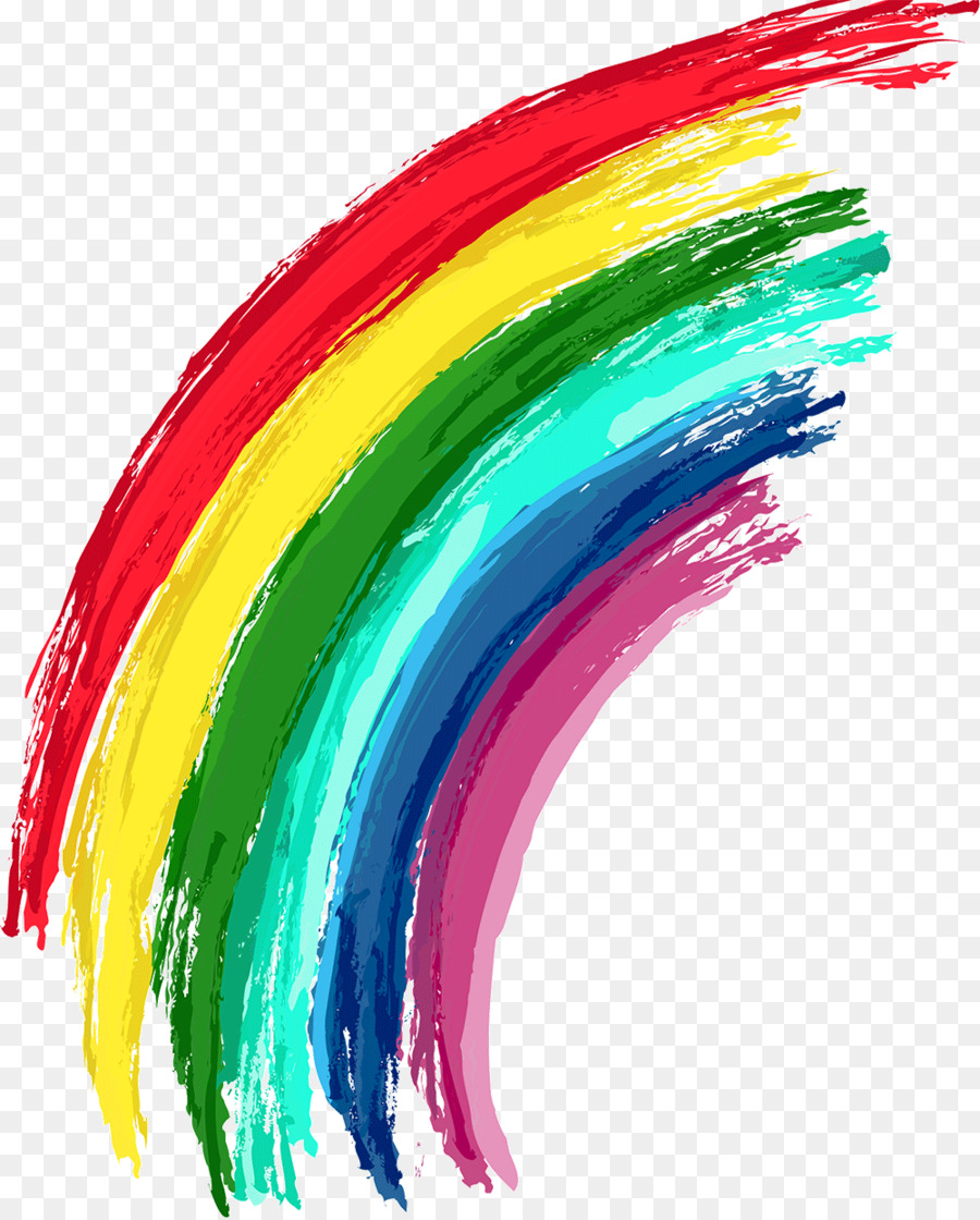 la pittura ad acquerello - arcobaleno