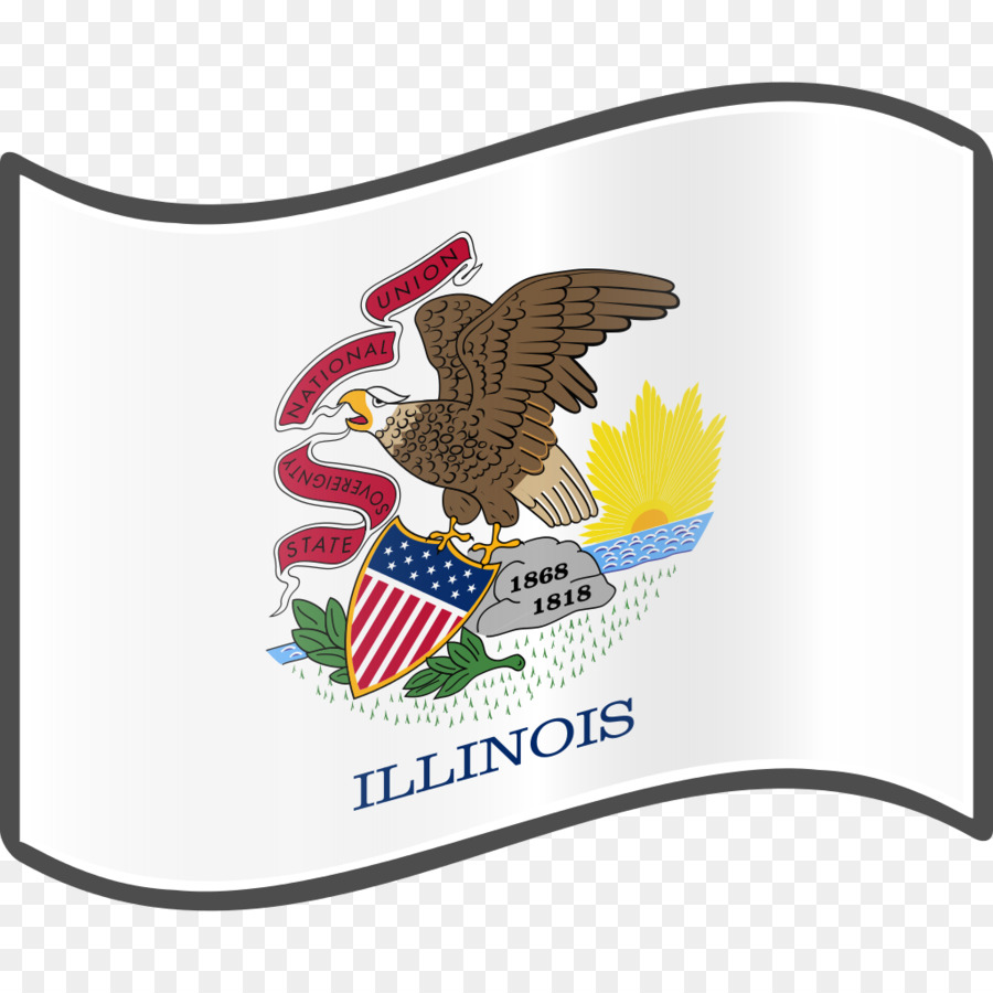 Illinois Vogel Flag Marke Trevco - Vogel