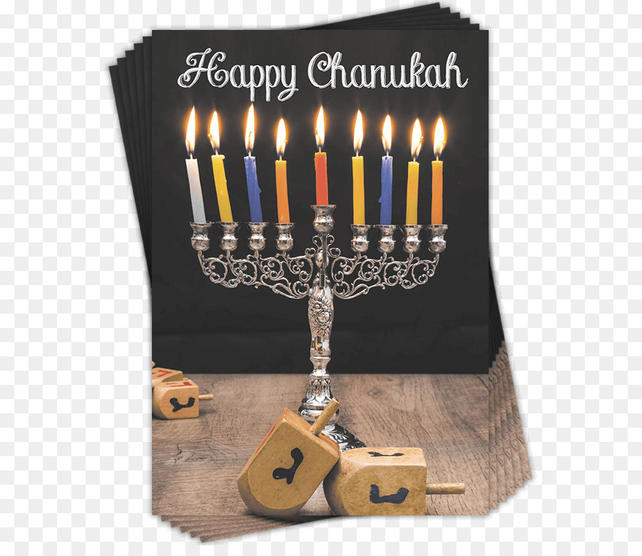 Hanukkah Sufganiyah Menorah Donuts Festa ebraica - L'ebraismo