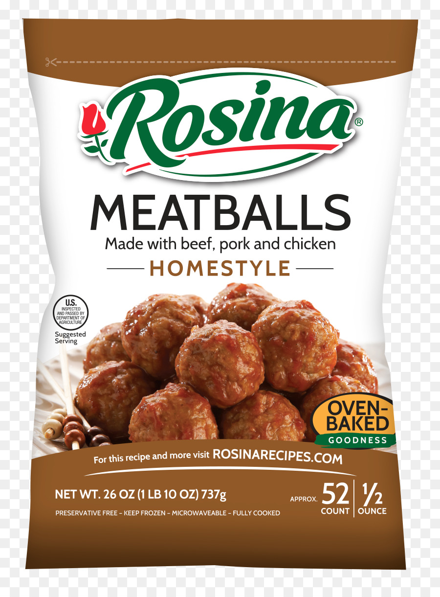 Meatball Marinara sauce Rosina-Food-Produkte, Pasta, italienische Küche - Fleisch