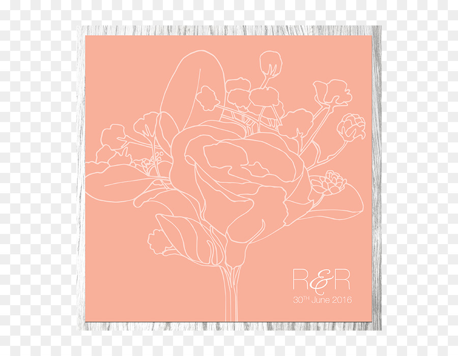 Papier Pink M Rechteck RTV Pink Schrift - save the date Hochzeit floral Karte