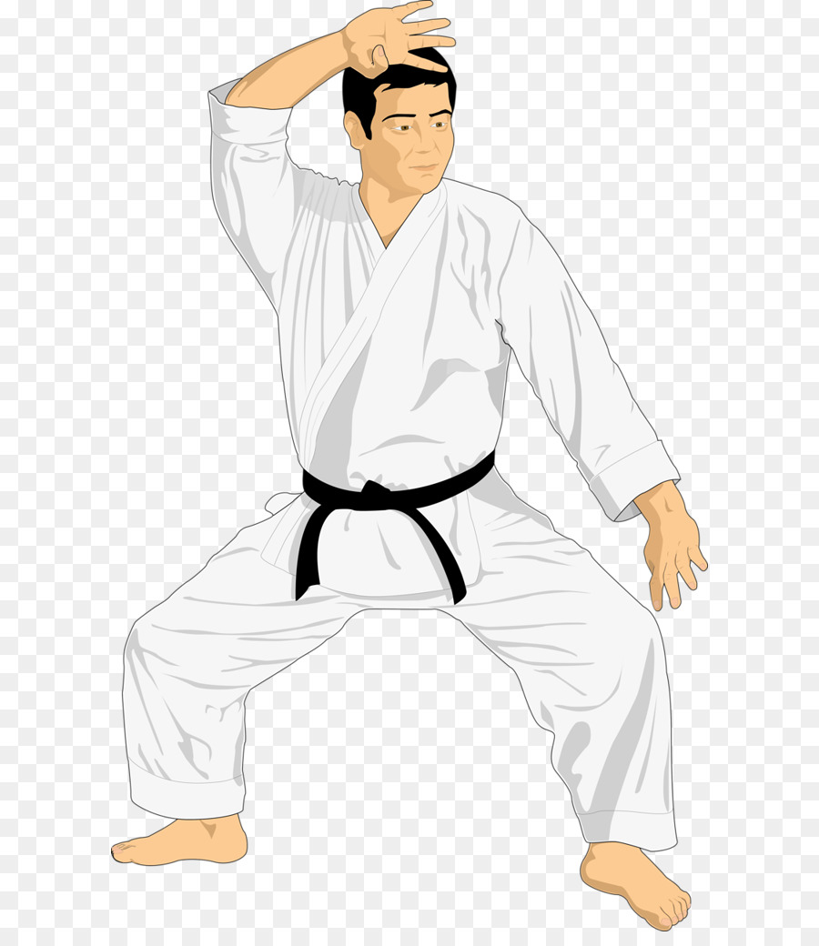 Person Cartoon png download - 656*1024 - Free Transparent Karate png  Download. - CleanPNG / KissPNG