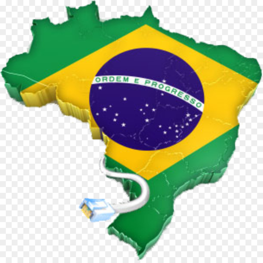Flagge Brasilien Flagge Karte - Flagge