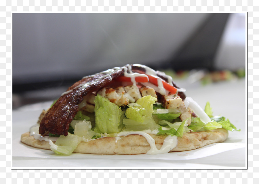 Der Gyros-Bude Frühstück-sandwich-Hamburger, Griechische Küche - andere
