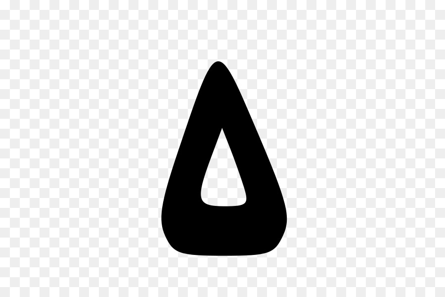 Dreieck Weiße Schrift - Dreieck
