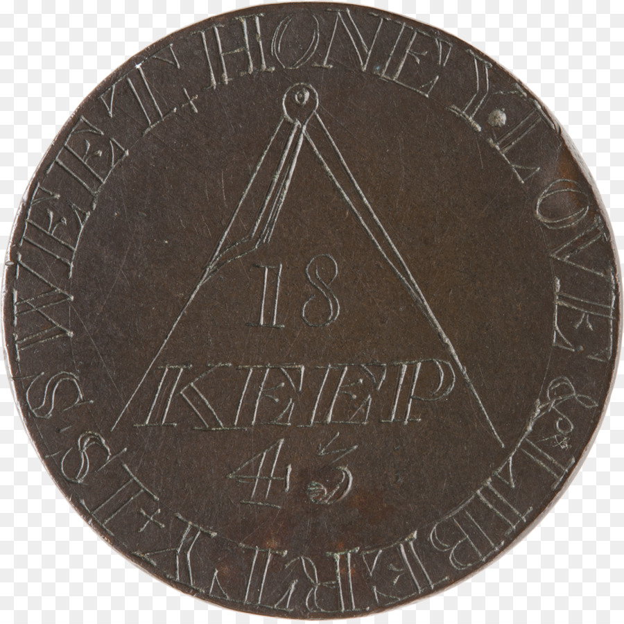 Medaille Münze Kreis Schriftart - Medaille