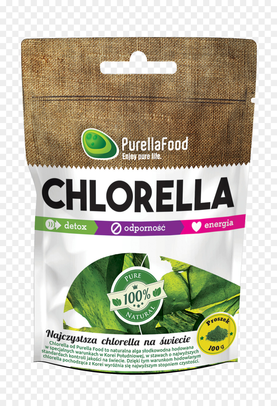 Nahrungsergänzungsmittel Chlorella Bio-Lebensmittel Schokolade - Chlorella