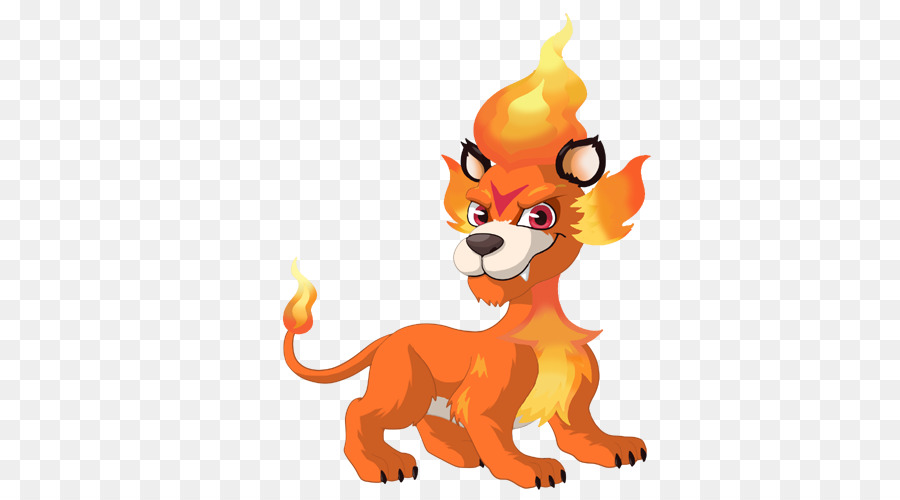 Lion Red fox Monster Legends - RPG Grande gatto Baffi - leone