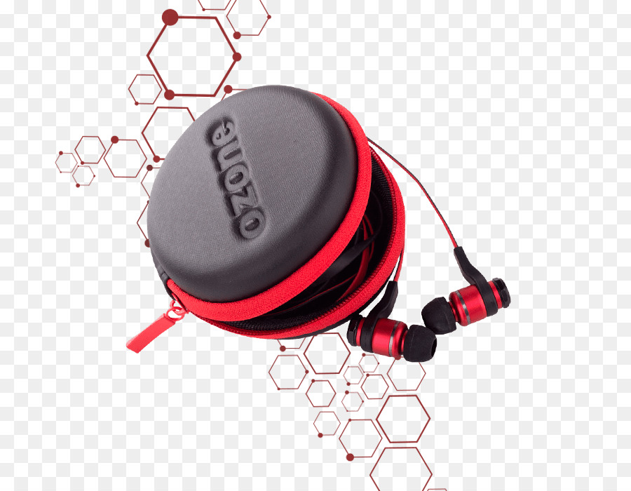 Kopfhörer Ozon Trifx In Ear Pro Gaming Ohrhörer mit Mikrofon, Rot (oztrifx)   Headset Sound - Kopfhörer