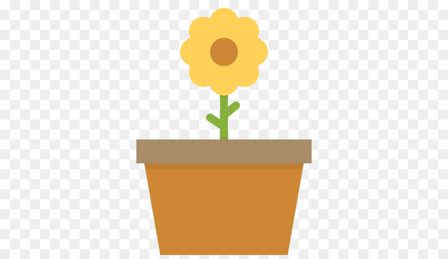 Gemeinsame Sonnenblume Flowerpot Garden ClipArt - kreative Gartenarbeit