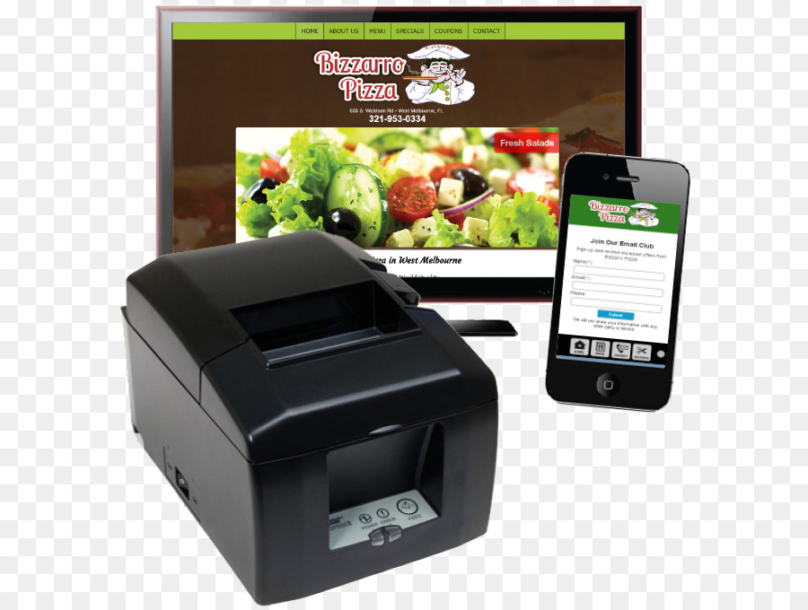 Stampa a getto d'inchiostro della Stampante Punto vendita Computer hardware - menu ristorante online
