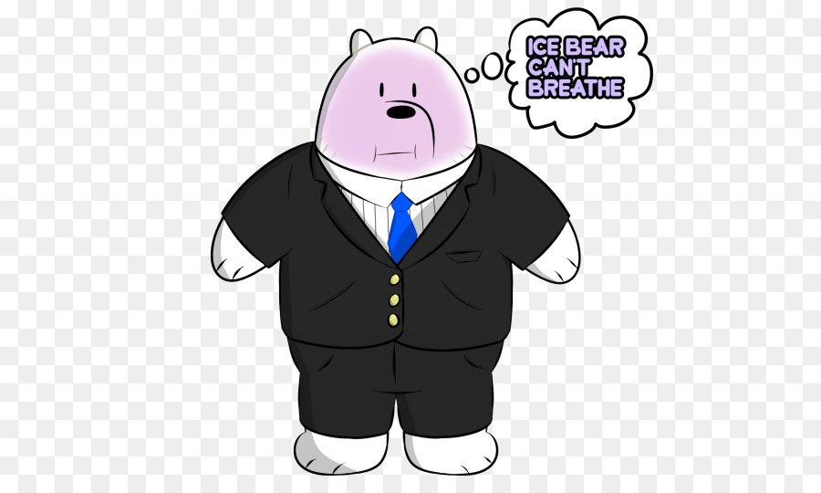 Wirbeltiere Cartoon Männlichen Charakter - Eisbär