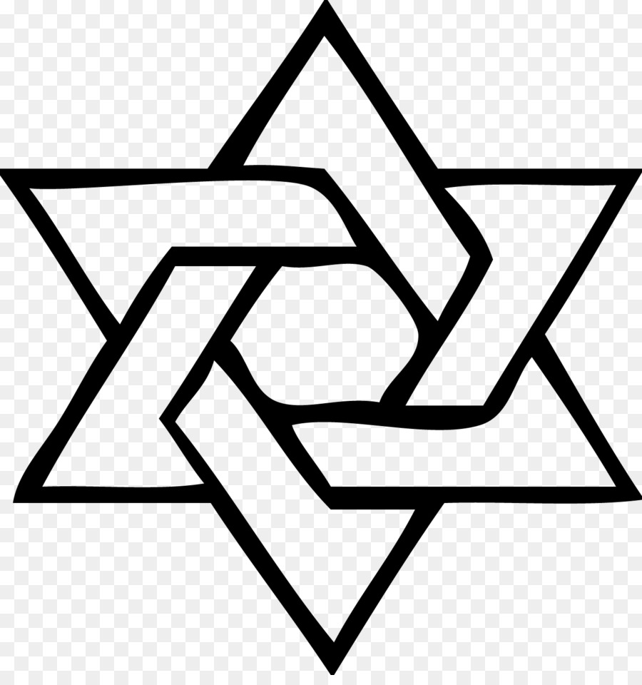 Flagge von Israel die Jüdische Symbolik Star von David Judentum - Judentum