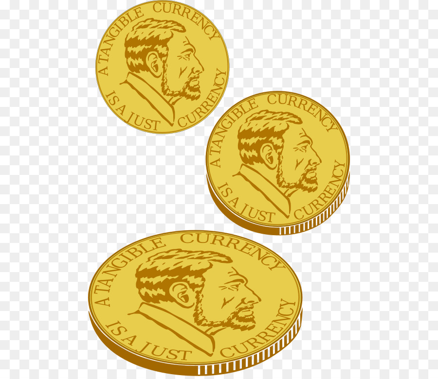 Đồng tiền vàng Clip nghệ thuật - Đồng xu