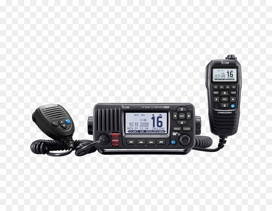 Marine radio VHF dsc (Digital selective calling Icom Incorporated Ricetrasmettitore frequenza Molto alta - Radio