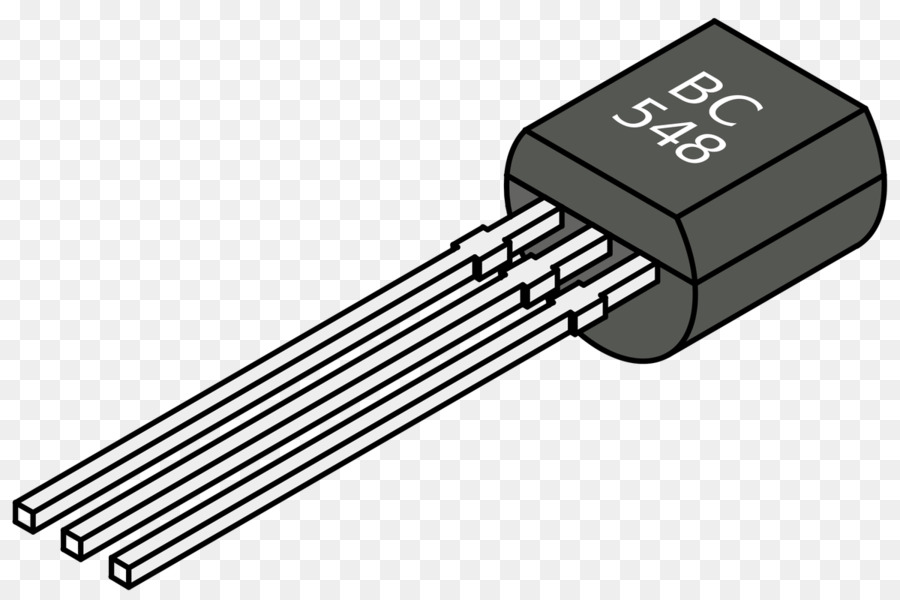 Transistor a giunzione bipolare BC548 TO-92 NPN - conduttivo conduttore