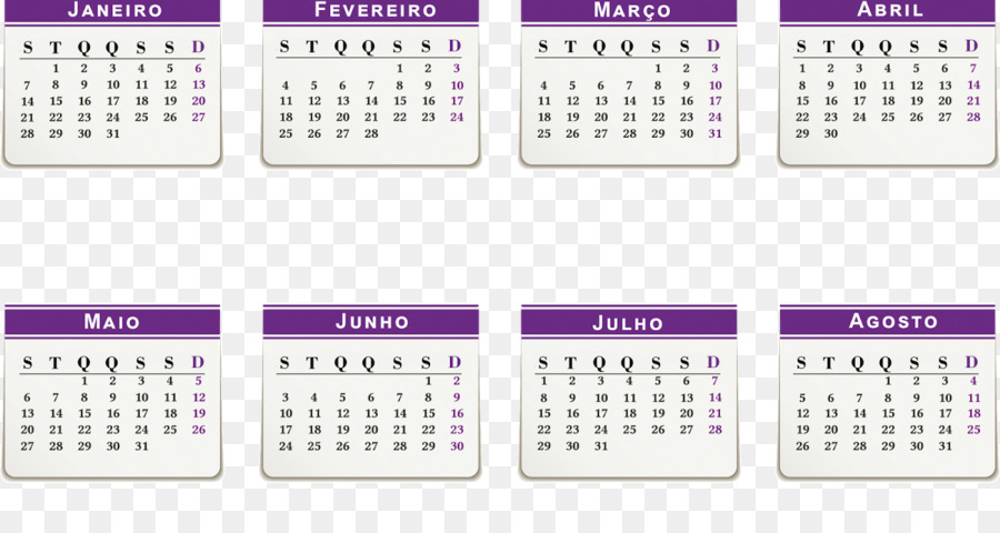 Kalender - Portugues