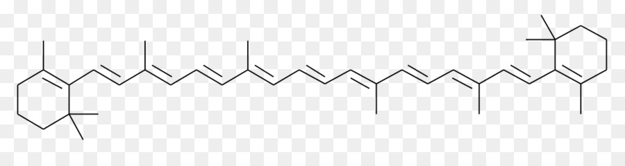 Formula di struttura Chimica formula Chimica di Carotenoidi Molecola - beta carotene