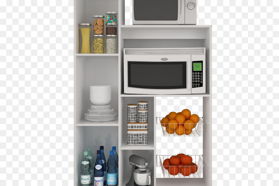 Mikrowellen-Kühlschrank-White Hummingbird Regal - Kühlschrank