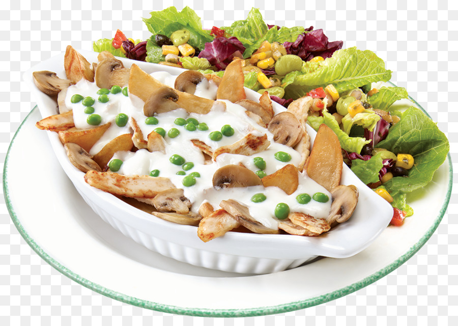 Nachos Vegetarische Küche Teller Küche der Vereinigten Staaten-Rezept - Salat