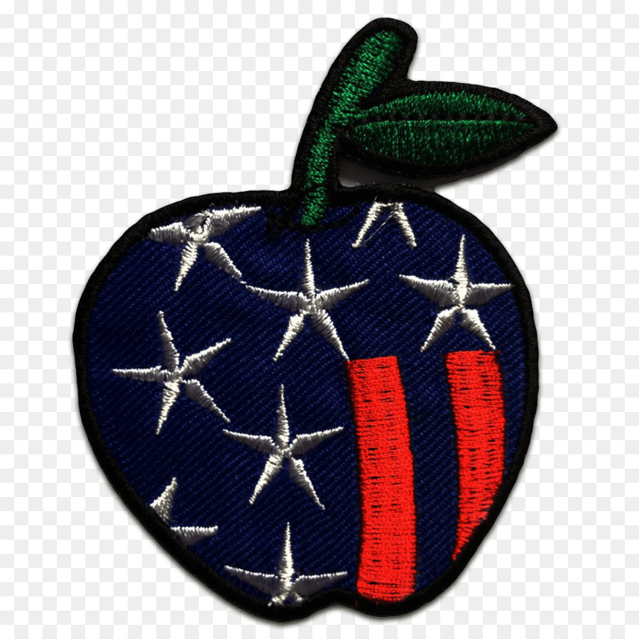 Embroidered Embroidery patch Iron-on Angewendet Apple - Big Apple