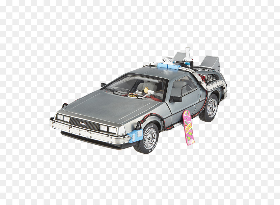 Auto macchina del tempo DeLorean Hot Wheels Die-cast giocattolo in scala 1:18 pressofuso - auto