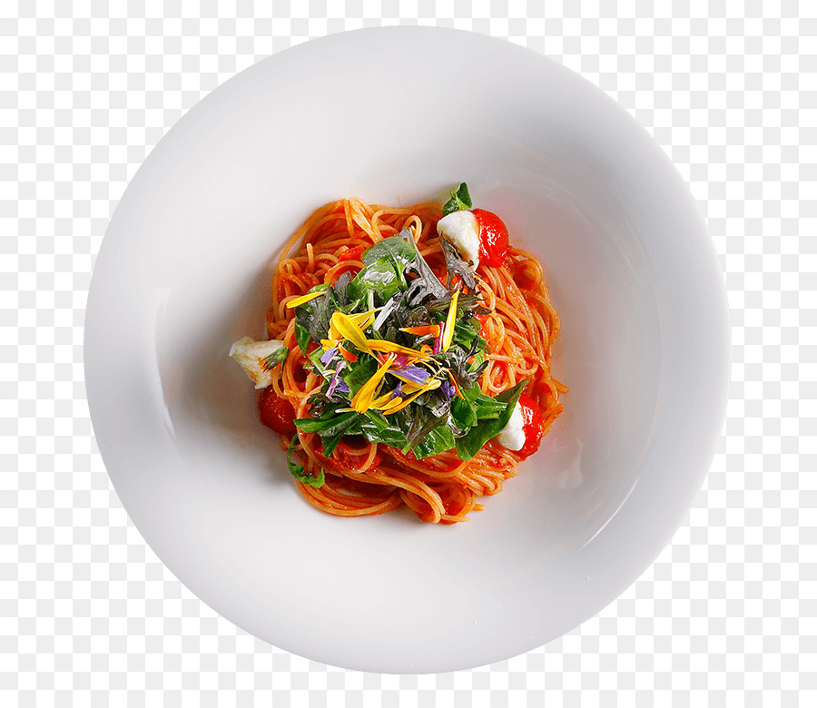 Spaghetti alla puttanesca Pasta al pomodoro Taglierini Chinese noodles - pomodoro