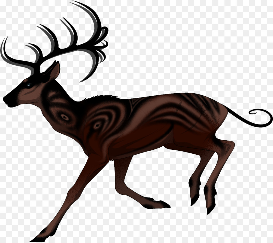Rentier-Elch-Antilopen-Charakter Clip-art - Rentier