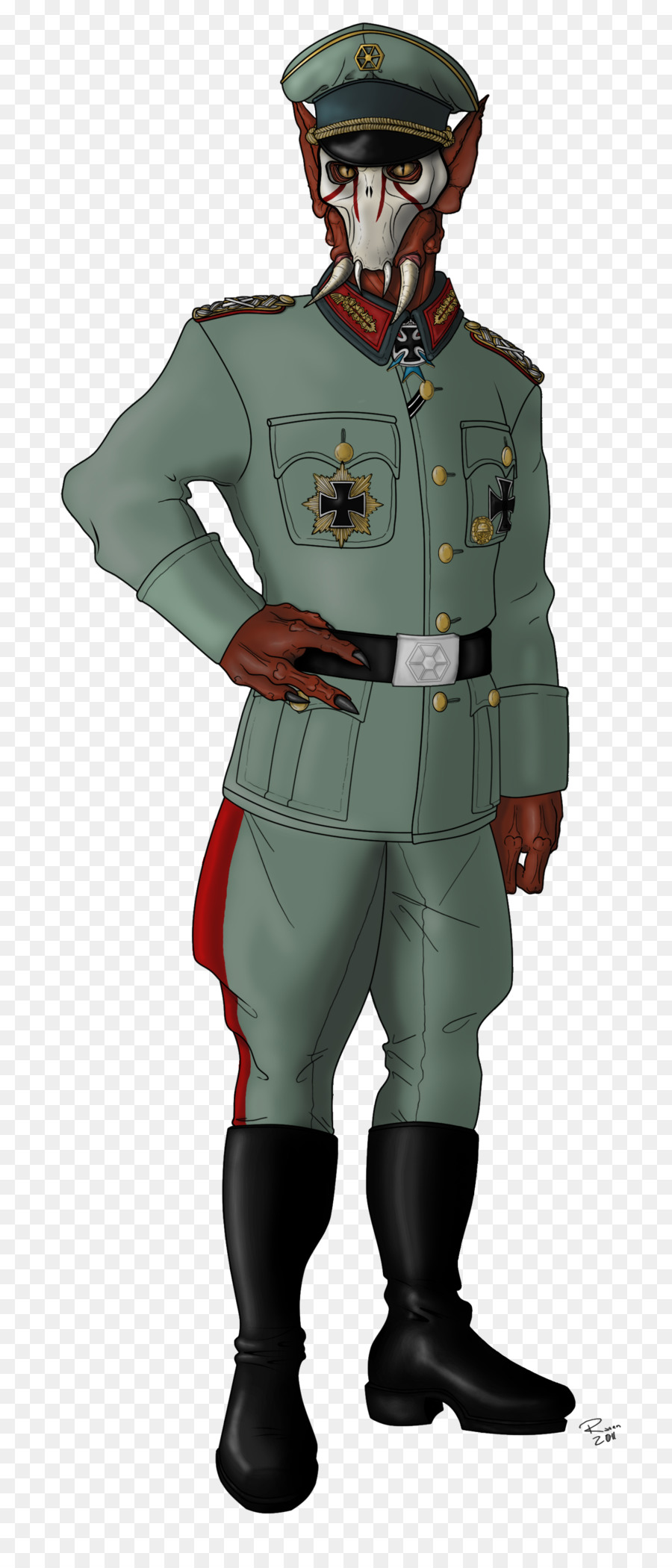 Il generale Grievous Carattere di Fanteria uniforme Militare dei Granatieri - jai