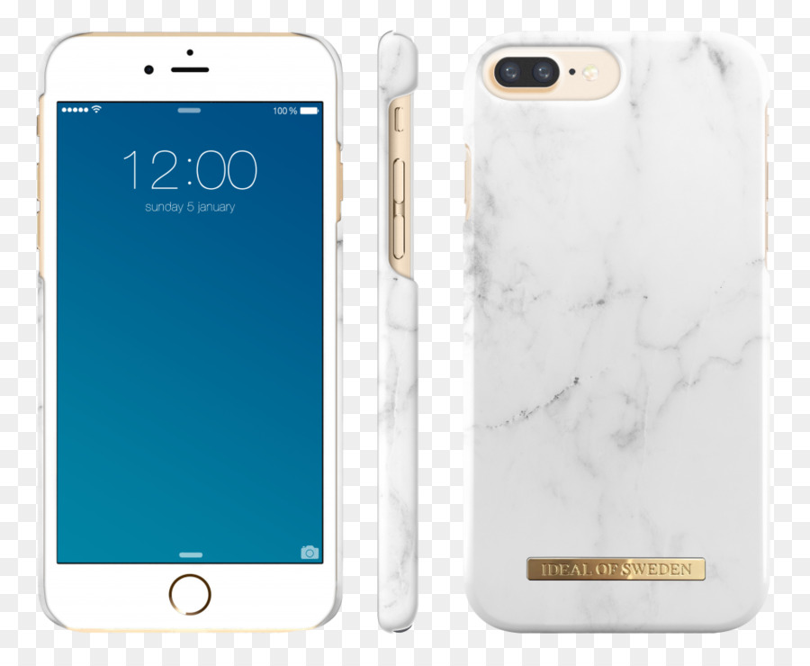 iPhone 6s Plus Apple iPhone 8 Mehr Apple iPhone 7 Plus Apple iPhone 8 / 7 Silikon Case - weißer Marmor