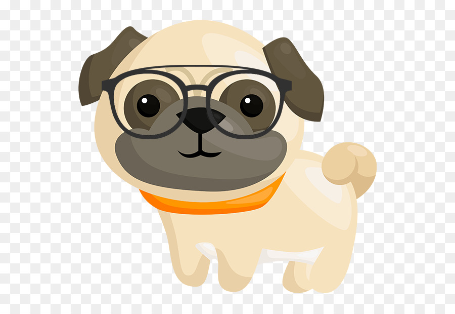 Mops-Welpen-Hund Rasse-Aufkleber, Emoji - Welpen
