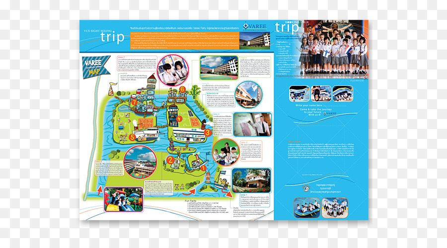 Varee Chiangmai scuola di Pubblicità Opuscolo del Tratto di progettazione Grafica - Design creativo dell'opuscolo