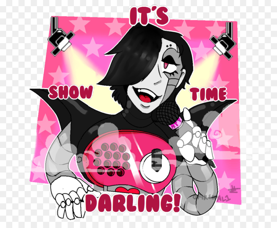 Poster Pink M Cartoon Charakter - Show Time