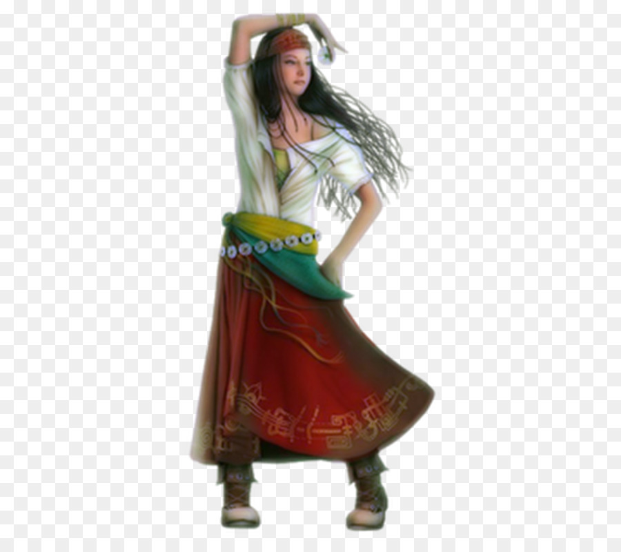 Kostüm-design Figur Romani Menschen - Dk