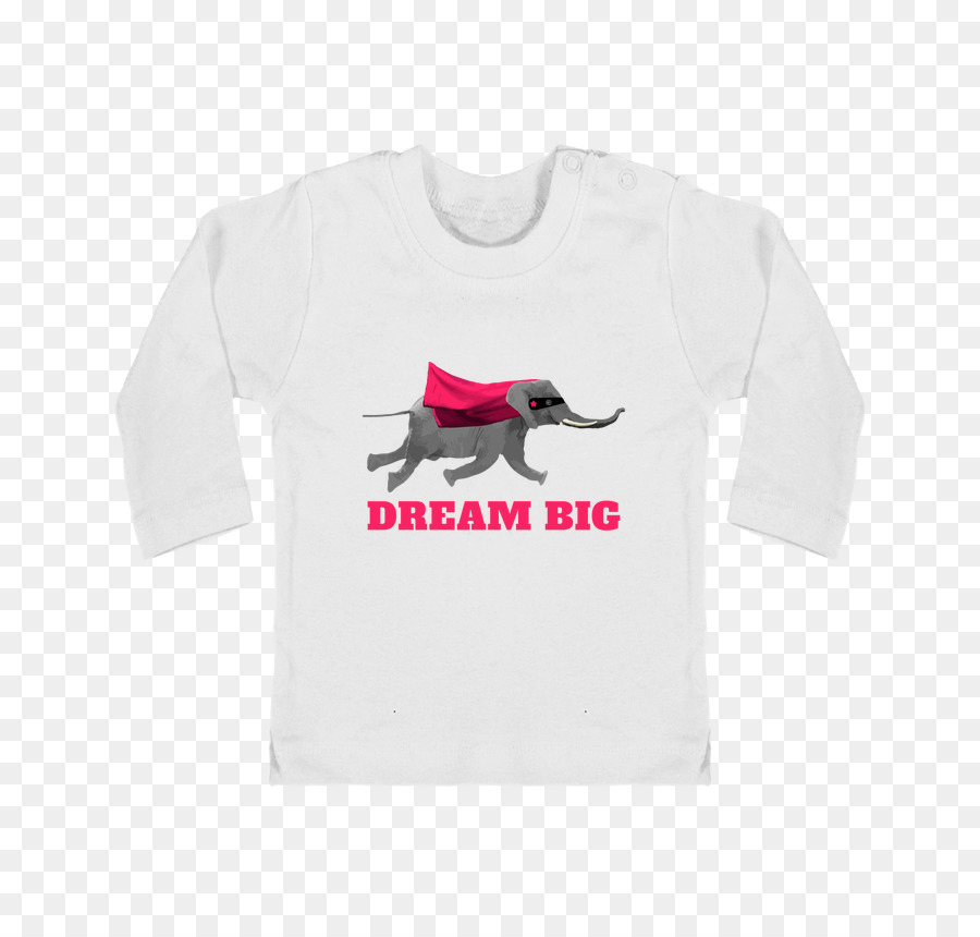 Langarm-T-shirt-Marke Logo - Traum groß