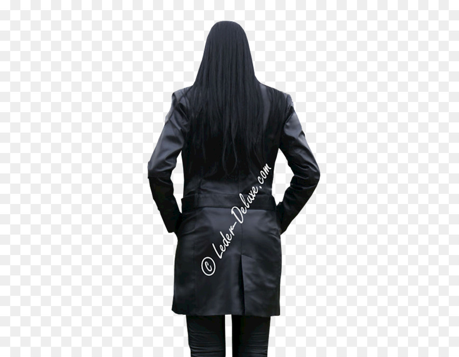 Cappotto giacca di Pelle Nero M - mensola del camino