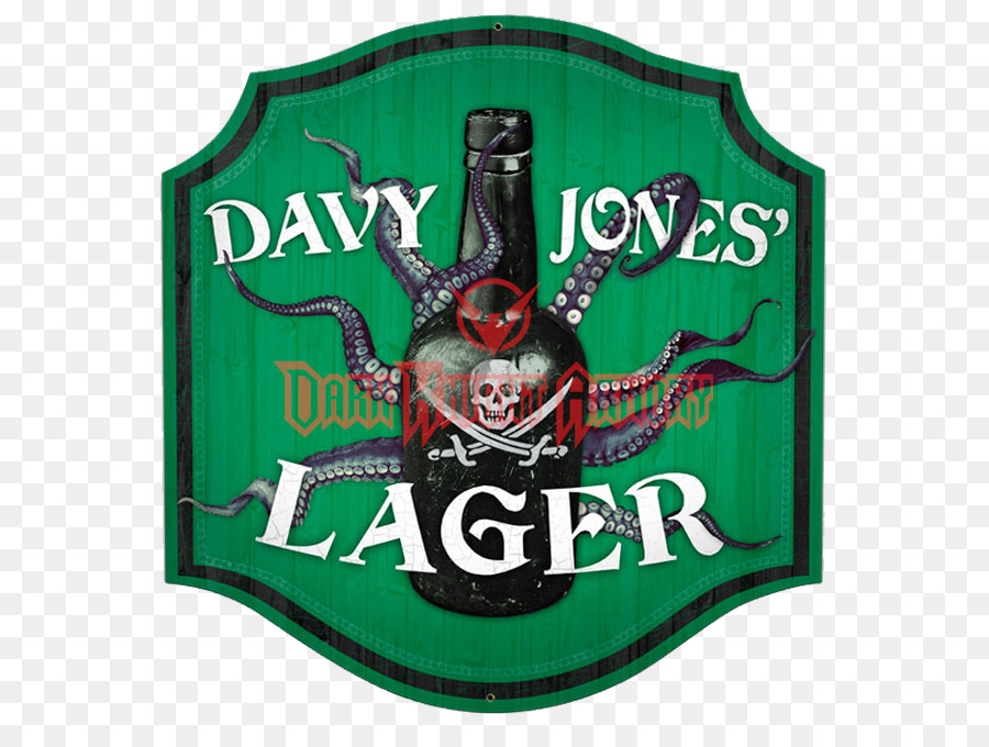 Metallo bevanda Alcolica Etichetta Logo T-shirt - Davy Jones