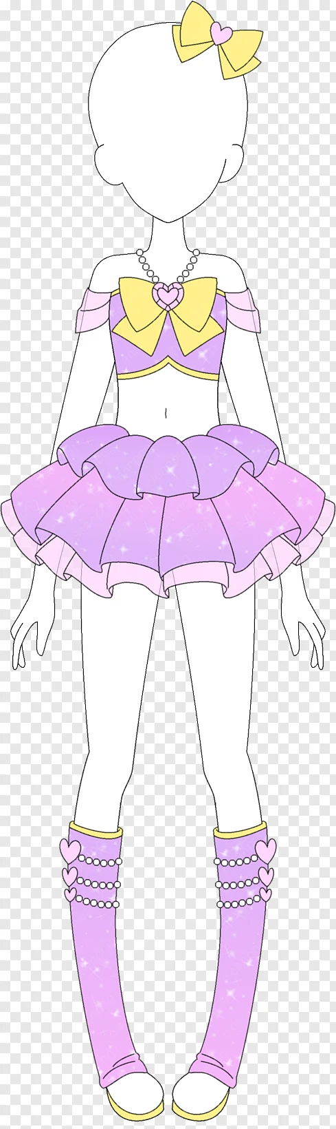 Zeichnung Mode-design-Juli - Fairy Kei