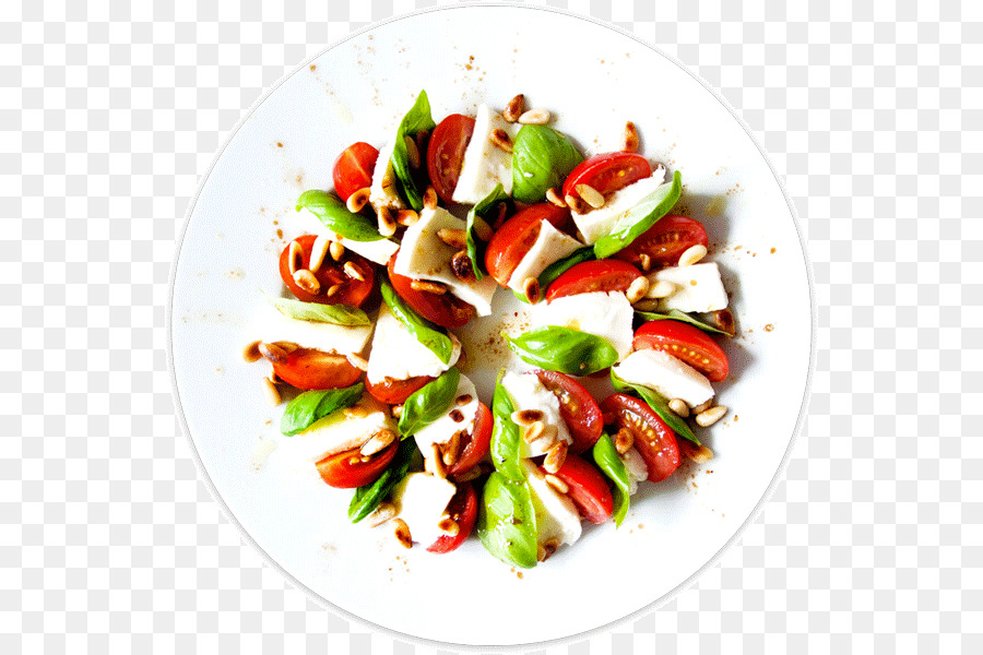 Griechischer Salat Tomaten-Mozzarella-Salat Essen Essig Rezept - öl