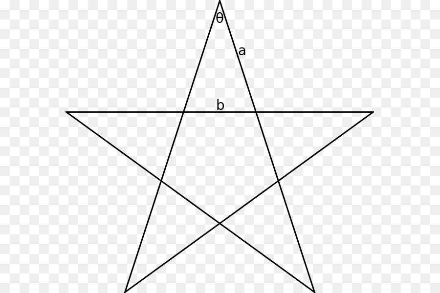 Penrose triangle Golden triangle Golden ratio-Pentagram - Dreieck