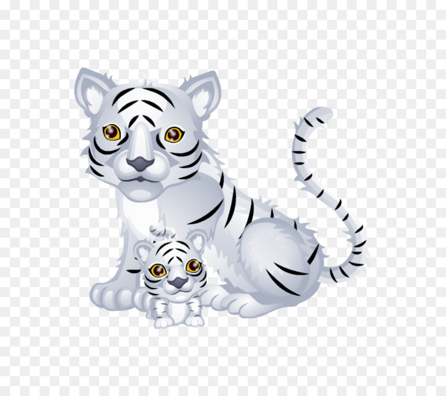 Bärte Tiger-Katze-Tier-Figur - Tiger