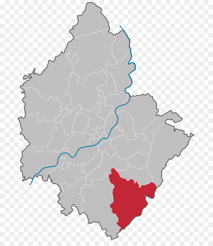 Oberlosa thành phố phía Nam quận bản Đồ quận - bản đồ