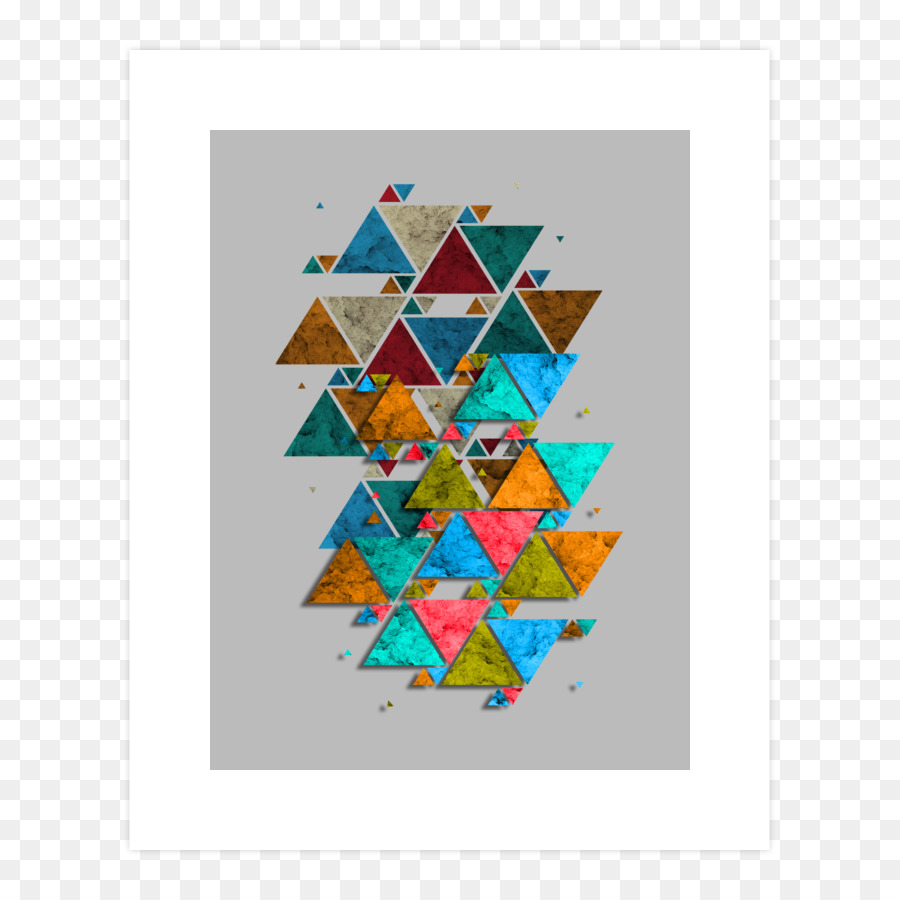 Dreieck T-shirt Hoodie Bluza Ausschnitt - Dreieck