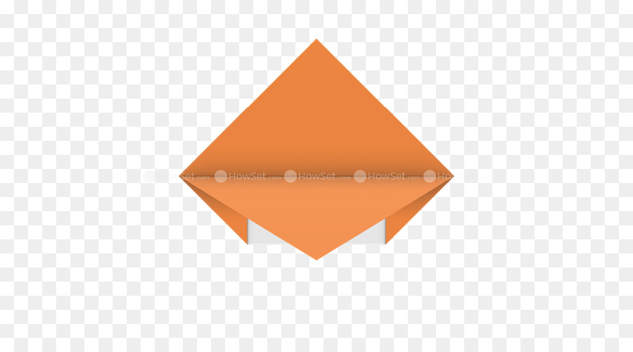 Linie Dreieck Origami - Die Hälfte Falten