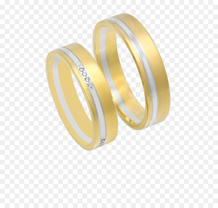 ARENjubiler Hochzeit ring Gold Silber - Ehering